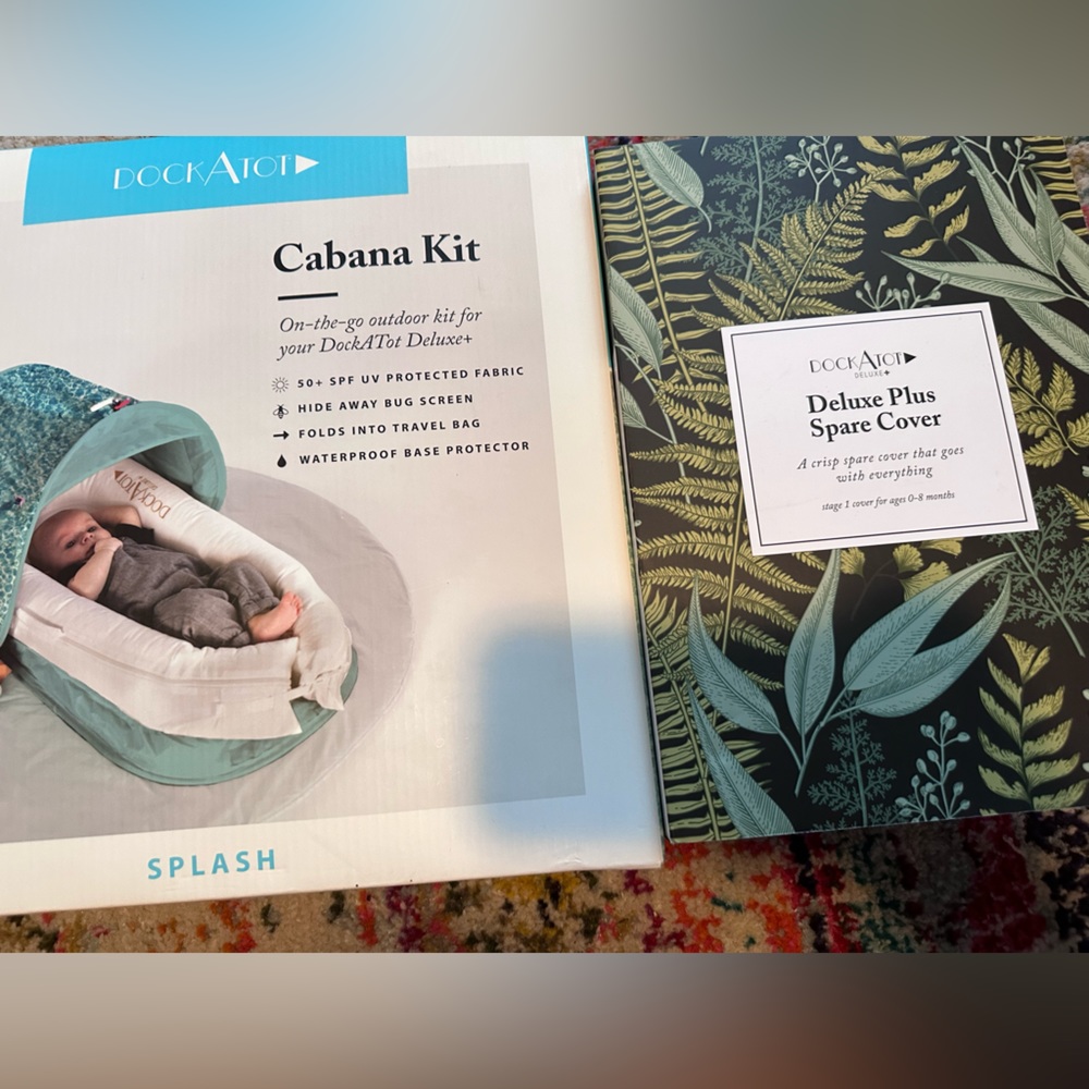 DockATot Deluxe Plus Spare Cover and Cabana Kit Brand New in Box